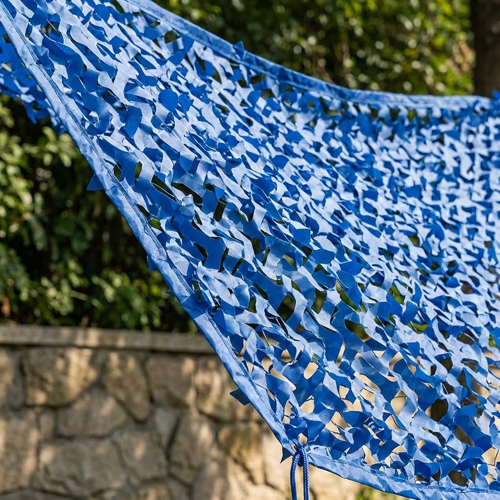Filet de camouflage renforcé bleu